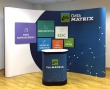 Pop Up 4х3  секции, пластиковый бокс-трибуна со столешницей. Стоимость 86230 рублей.