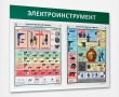 Стенд «Электроинструмент», 1050 х 800 мм, без профиля, набор плакатов, 2 кармана А2