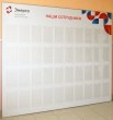 Стенд «Наши сотрудники», 2100 х 1800 мм, профиль аналог Nielsen, полноцветная печать, 40 карманов 165 х 285 мм