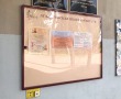 Стенд-витрина уличный настенный 1500 х 1200 мм, сварной каркас с порошковой покраской по RAL, фоновая пленка с полноцветной печатью. Стоимость 49170 рублей.
