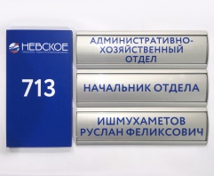 Комплект из 4-х табличек 450 х 276 мм