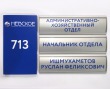 Комплект из 4-х табличек 450 х 276 мм