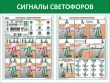 № 30-006 Сигналы светофоров 1050 х 800 мм, 2 плаката А2